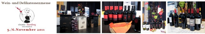 Weinmesse vinessio in Starnberg vom 5.11. - 6.11.2011